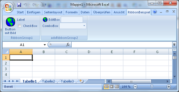 Benutzerdefinierte Symbolleiste in Excel