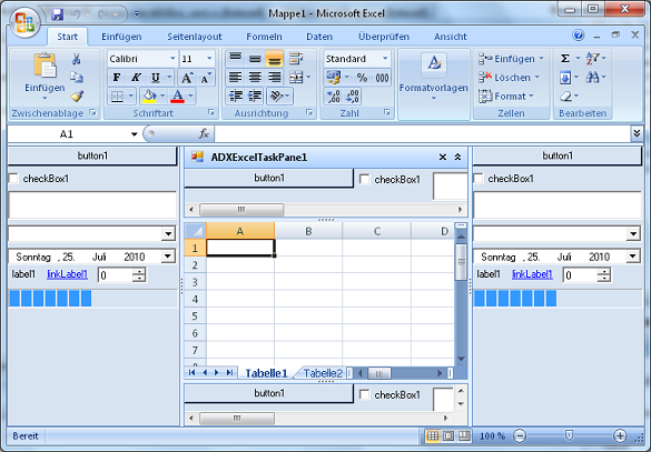 Microsoft Excel Anpassung