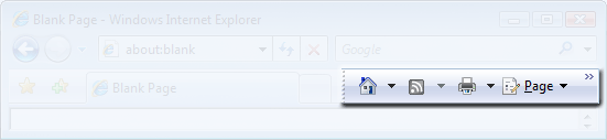 Internet Explorer Toolbar